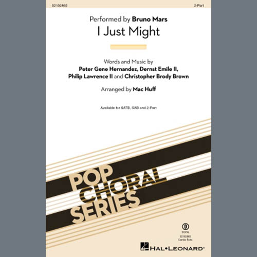 Easily Download Bruno Mars Printable PDF piano music notes, guitar tabs for 2-Part Choir. Transpose or transcribe this score in no time - Learn how to play song progression.