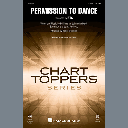 Easily Download BTS Printable PDF piano music notes, guitar tabs for 2-Part Choir. Transpose or transcribe this score in no time - Learn how to play song progression.