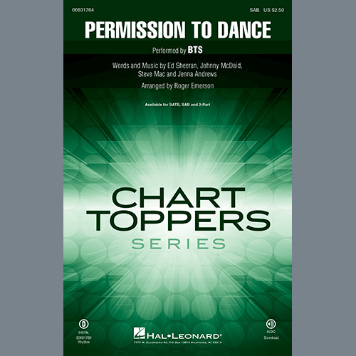 Permission To Dance (arr. Roger Emerson) cover image