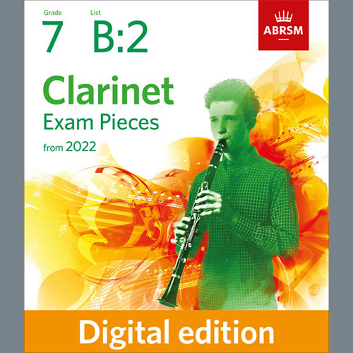 Allegretto (from Sonata, Op. 167) (Grade 7 List B2 from the ABRSM Clarinet syllabus from 2022) cover image