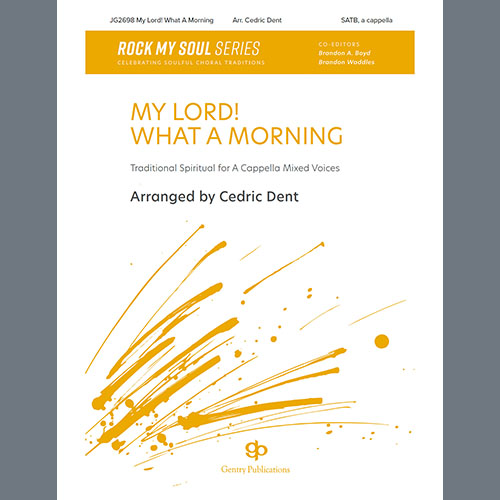 Easily Download Cedric Dent Printable PDF piano music notes, guitar tabs for SATB Choir. Transpose or transcribe this score in no time - Learn how to play song progression.