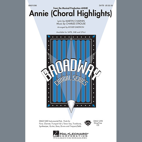 Annie (Choral Highlights) (arr. Roger Emerson) cover image