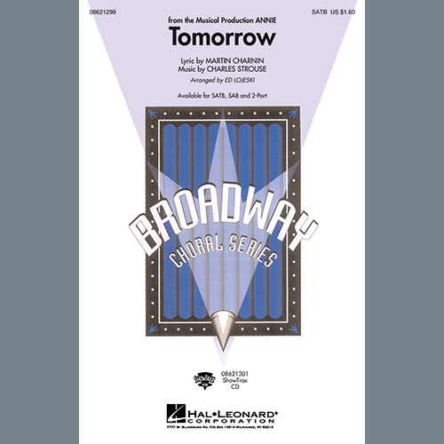 Tomorrow (from Annie) (arr. Ed Lojeski) cover image