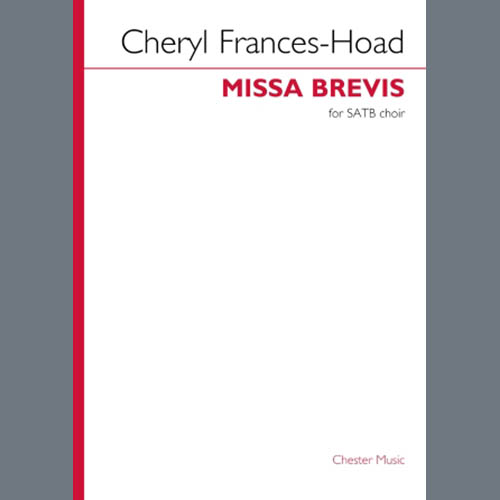 Easily Download Cheryl Frances-Hoad Printable PDF piano music notes, guitar tabs for SATB Choir. Transpose or transcribe this score in no time - Learn how to play song progression.