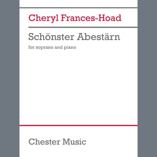 Easily Download Cheryl Frances-Hoad Printable PDF piano music notes, guitar tabs for Piano & Vocal. Transpose or transcribe this score in no time - Learn how to play song progression.