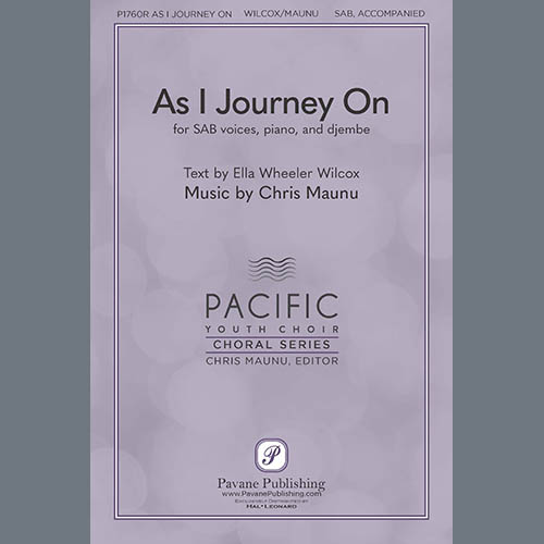 Easily Download Chris Maunu Printable PDF piano music notes, guitar tabs for SAB Choir. Transpose or transcribe this score in no time - Learn how to play song progression.