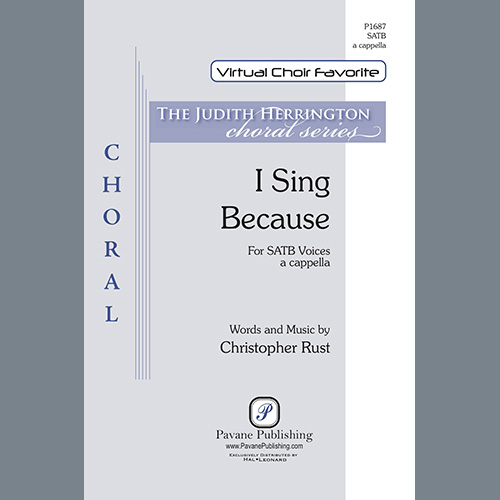 Easily Download Christopher Rust Printable PDF piano music notes, guitar tabs for SATB Choir. Transpose or transcribe this score in no time - Learn how to play song progression.