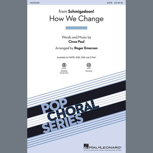 Easily Download Cinco Paul Printable PDF piano music notes, guitar tabs for SATB Choir. Transpose or transcribe this score in no time - Learn how to play song progression.
