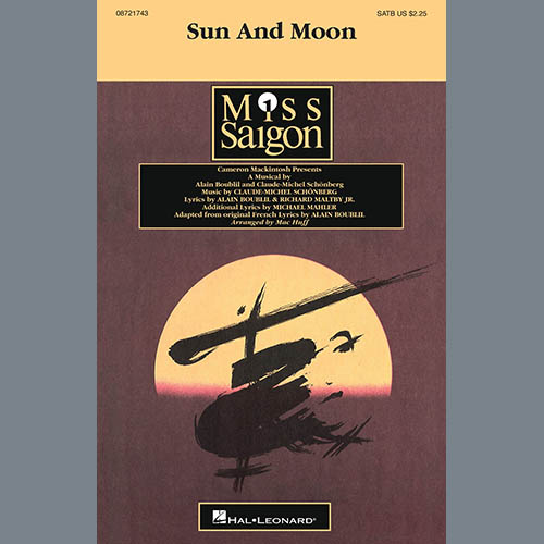 Easily Download Claude-Michel Schönberg Printable PDF piano music notes, guitar tabs for SATB Choir. Transpose or transcribe this score in no time - Learn how to play song progression.