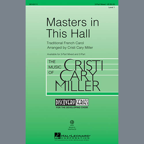 Cristi Cary Miller Download Printable PDF Score Easily Download Cristi Cary Miller Printable PDF piano music notes, guitar tabs for 3-Part Mixed Choir. Transpose or transcribe this score in no time - Learn how to play song progression.