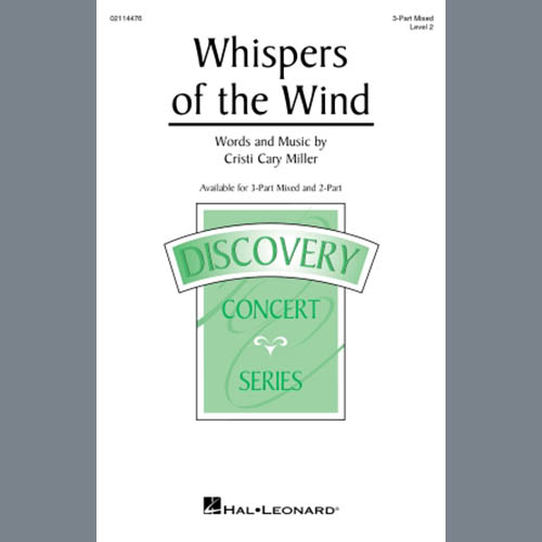 Easily Download Cristi Cary Miller Printable PDF piano music notes, guitar tabs for 3-Part Mixed Choir. Transpose or transcribe this score in no time - Learn how to play song progression.