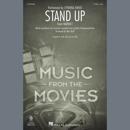 Easily Download Cynthia Erivo Printable PDF piano music notes, guitar tabs for TTBB Choir. Transpose or transcribe this score in no time - Learn how to play song progression.
