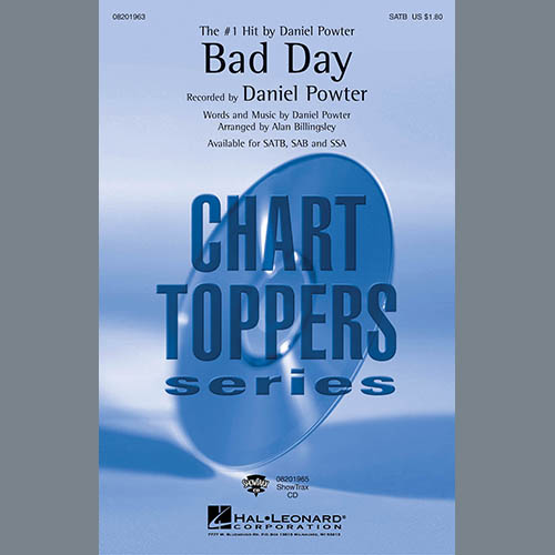 Easily Download Daniel Powter Printable PDF piano music notes, guitar tabs for SAB Choir. Transpose or transcribe this score in no time - Learn how to play song progression.