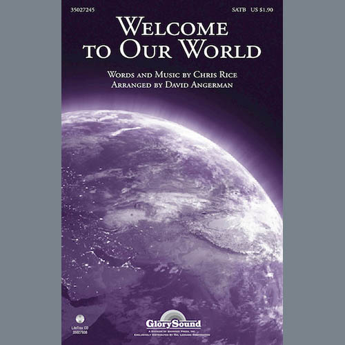 Welcome To Our World (arr. David Angerman) cover image