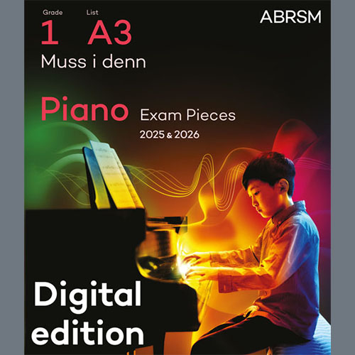 Muss i denn (Grade 1, list A3, from the ABRSM Piano Syllabus 2025 & 2026) cover image