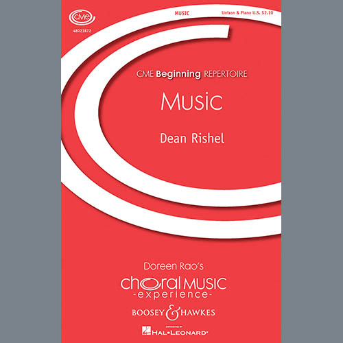 Easily Download Dean Rishel Printable PDF piano music notes, guitar tabs for Unison Choir. Transpose or transcribe this score in no time - Learn how to play song progression.