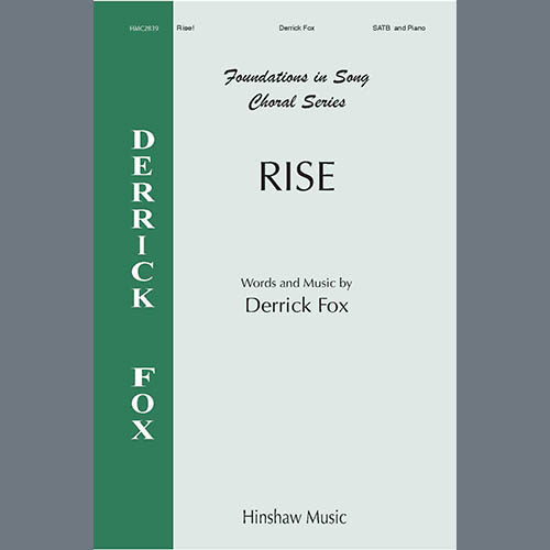 Easily Download Derrick Fox Printable PDF piano music notes, guitar tabs for SATB Choir. Transpose or transcribe this score in no time - Learn how to play song progression.