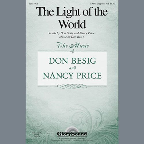 Easily Download Don Besig Printable PDF piano music notes, guitar tabs for SAB Choir. Transpose or transcribe this score in no time - Learn how to play song progression.