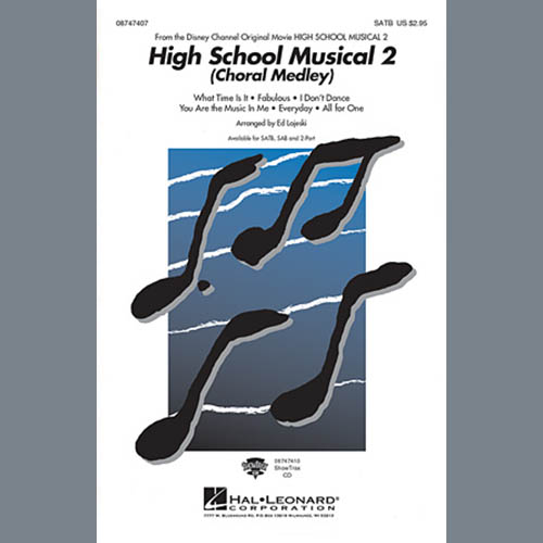 High School Musical 2 Download Printable PDF Score Easily Download High School Musical 2 Printable PDF piano music notes, guitar tabs for 2-Part Choir. Transpose or transcribe this score in no time - Learn how to play song progression.