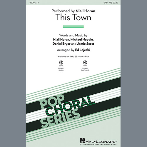 Easily Download Ed Lojeski Printable PDF piano music notes, guitar tabs for SAB Choir. Transpose or transcribe this score in no time - Learn how to play song progression.