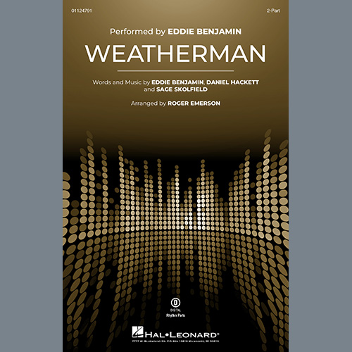 Easily Download Eddie Benjamin Printable PDF piano music notes, guitar tabs for 2-Part Choir. Transpose or transcribe this score in no time - Learn how to play song progression.