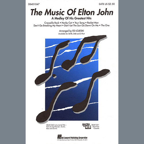 Easily Download Elton John Printable PDF piano music notes, guitar tabs for SATB Choir. Transpose or transcribe this score in no time - Learn how to play song progression.