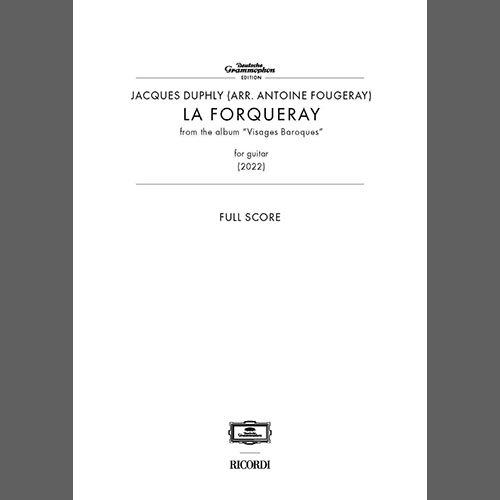 Easily Download Jacques Duphly Printable PDF piano music notes, guitar tabs for Guitar Ensemble. Transpose or transcribe this score in no time - Learn how to play song progression.