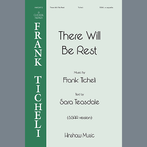 Easily Download Frank Ticheli Printable PDF piano music notes, guitar tabs for SSAA Choir. Transpose or transcribe this score in no time - Learn how to play song progression.