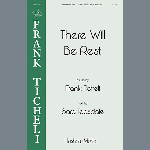 Easily Download Frank Ticheli Printable PDF piano music notes, guitar tabs for TTBB Choir. Transpose or transcribe this score in no time - Learn how to play song progression.