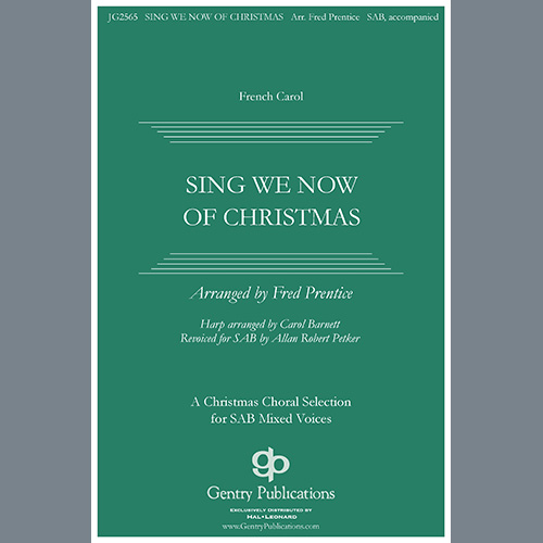 Fred Prentice, Carol Barnett & Allan Petker Download Printable PDF Score Easily Download Fred Prentice, Carol Barnett & Allan Petker Printable PDF piano music notes, guitar tabs for SAB Choir. Transpose or transcribe this score in no time - Learn how to play song progression.