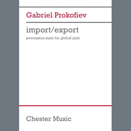 Easily Download Gabriel Prokofiev Printable PDF piano music notes, guitar tabs for Percussion Solo. Transpose or transcribe this score in no time - Learn how to play song progression.