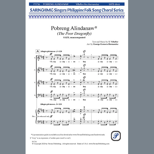 Easily Download George Gemora Hernandez Printable PDF piano music notes, guitar tabs for SATB Choir. Transpose or transcribe this score in no time - Learn how to play song progression.
