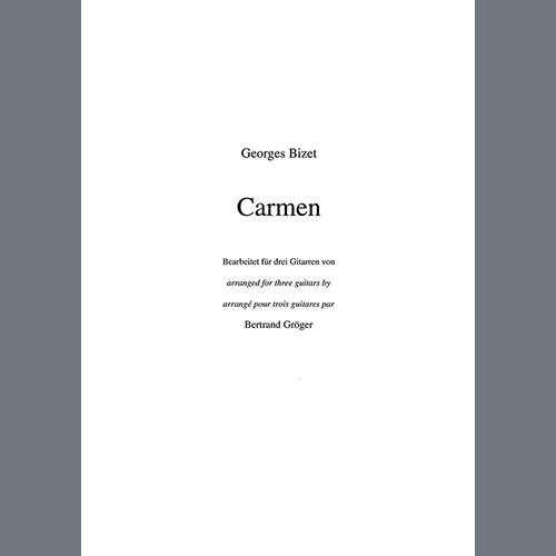 Georges Bizet Download Printable PDF Score Easily Download Georges Bizet Printable PDF piano music notes, guitar tabs for Guitar Ensemble. Transpose or transcribe this score in no time - Learn how to play song progression.