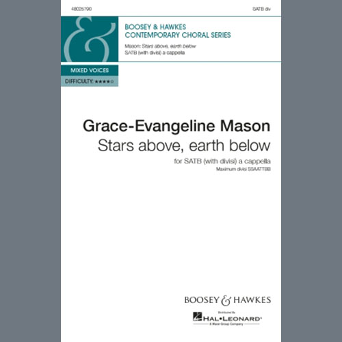 Easily Download Grace-Evangeline Mason Printable PDF piano music notes, guitar tabs for SATB Choir. Transpose or transcribe this score in no time - Learn how to play song progression.