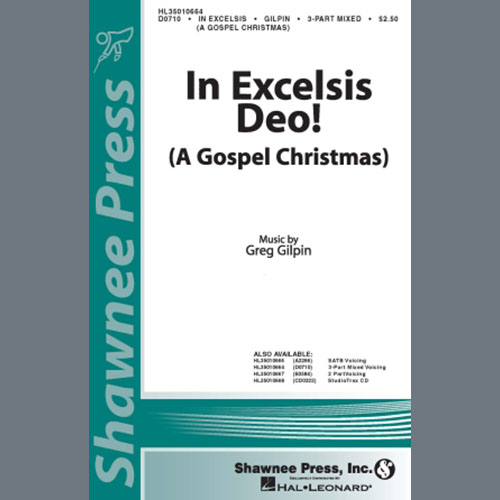 Easily Download Greg Gilpin Printable PDF piano music notes, guitar tabs for 3-Part Mixed Choir. Transpose or transcribe this score in no time - Learn how to play song progression.