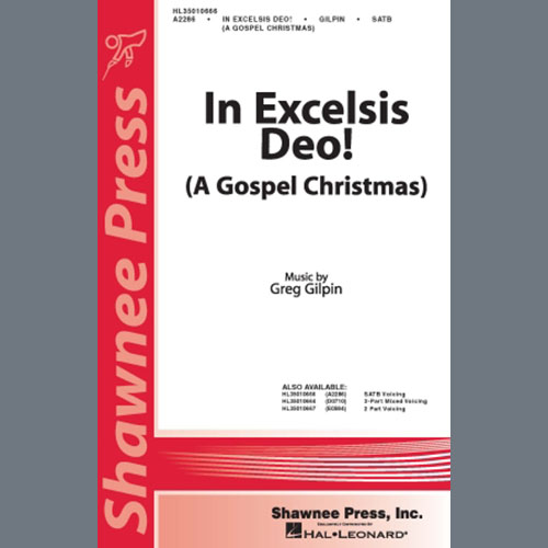 Easily Download Greg Gilpin Printable PDF piano music notes, guitar tabs for SATB Choir. Transpose or transcribe this score in no time - Learn how to play song progression.