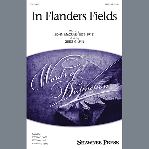 Easily Download John McCrae Printable PDF piano music notes, guitar tabs for SAB Choir. Transpose or transcribe this score in no time - Learn how to play song progression.