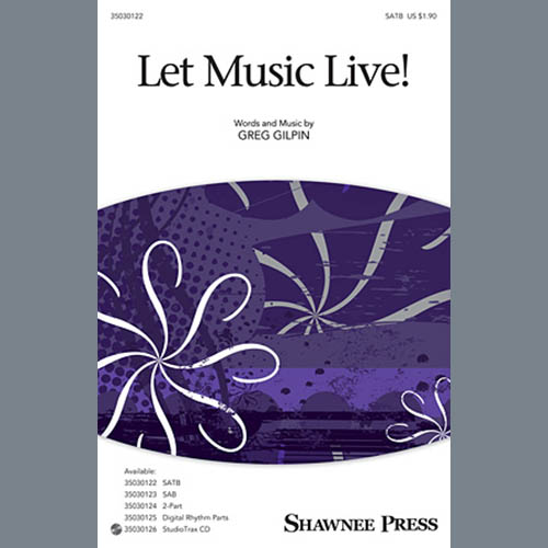 Easily Download Greg Gilpin Printable PDF piano music notes, guitar tabs for SAB Choir. Transpose or transcribe this score in no time - Learn how to play song progression.