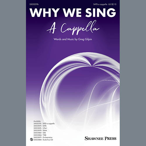 Easily Download Greg Gilpin Printable PDF piano music notes, guitar tabs for SATB Choir. Transpose or transcribe this score in no time - Learn how to play song progression.