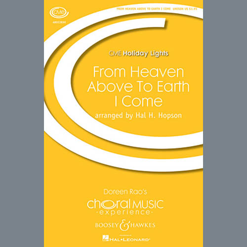 Easily Download Hal Hopson Printable PDF piano music notes, guitar tabs for SATB Choir. Transpose or transcribe this score in no time - Learn how to play song progression.