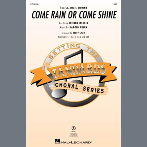 Harold Arlen Download Printable PDF Score Easily Download Harold Arlen Printable PDF piano music notes, guitar tabs for SAB Choir. Transpose or transcribe this score in no time - Learn how to play song progression.