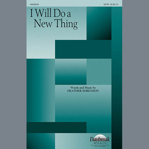 Easily Download Heather Sorenson Printable PDF piano music notes, guitar tabs for SATB Choir. Transpose or transcribe this score in no time - Learn how to play song progression.