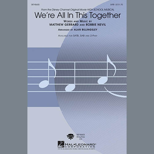 We're All In This Together (from High School Musical) cover image