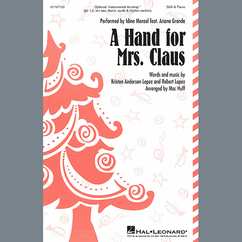 A Hand For Mrs. Claus (arr. Mac Huff) cover image