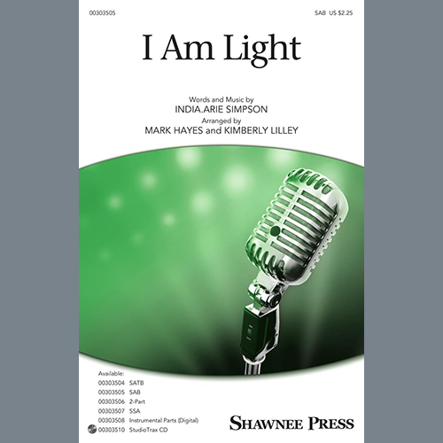 I Am Light (arr. Mark Hayes and Kimberly Lilley) cover image