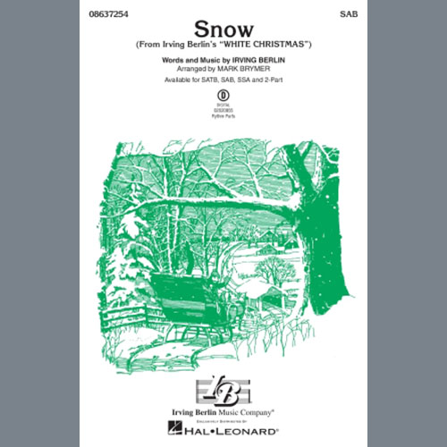 Easily Download Irving Berlin Printable PDF piano music notes, guitar tabs for SAB Choir. Transpose or transcribe this score in no time - Learn how to play song progression.