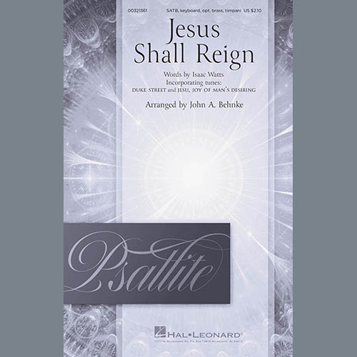 Easily Download Isaac Watts Printable PDF piano music notes, guitar tabs for SATB Choir. Transpose or transcribe this score in no time - Learn how to play song progression.