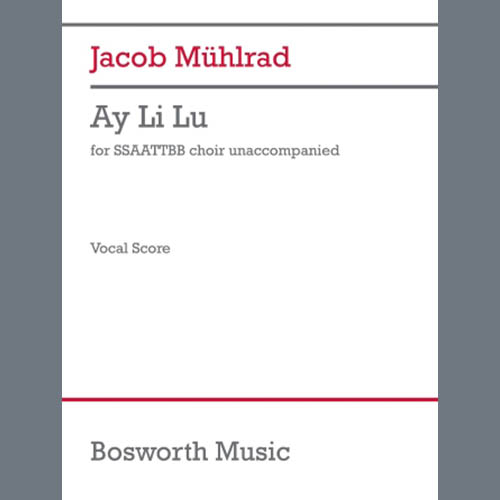 Jacob Mühlrad Download Printable PDF Score Easily Download Jacob Mühlrad Printable PDF piano music notes, guitar tabs for Choir. Transpose or transcribe this score in no time - Learn how to play song progression.