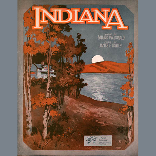 Indiana (Back Home Again In Indiana) cover image