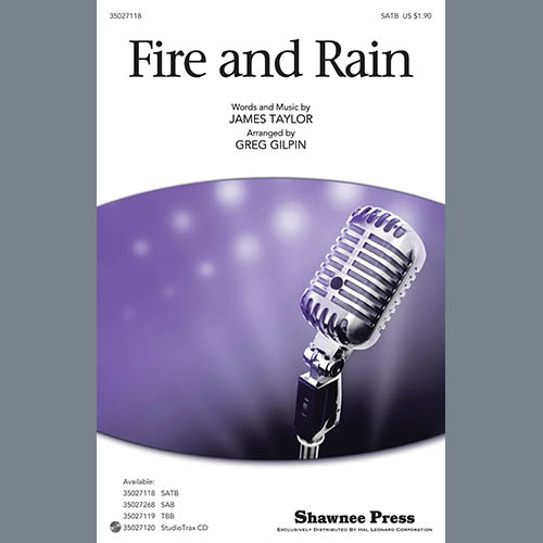 James Taylor Fire And Rain (arr. Greg Gilpin) Profile Image